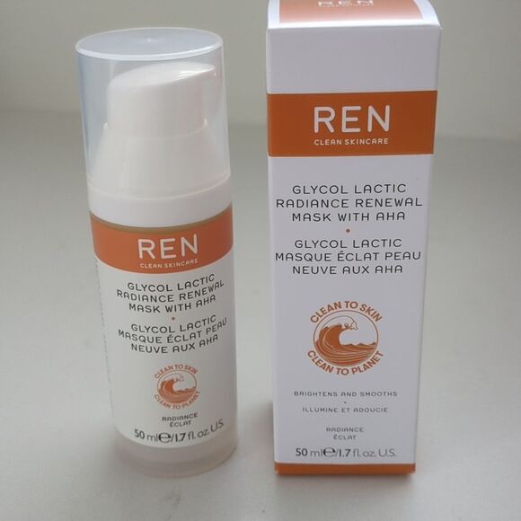 REN Glycol Lactic Acid Radiance Renewal Mask NEW - Picture 5 of 5